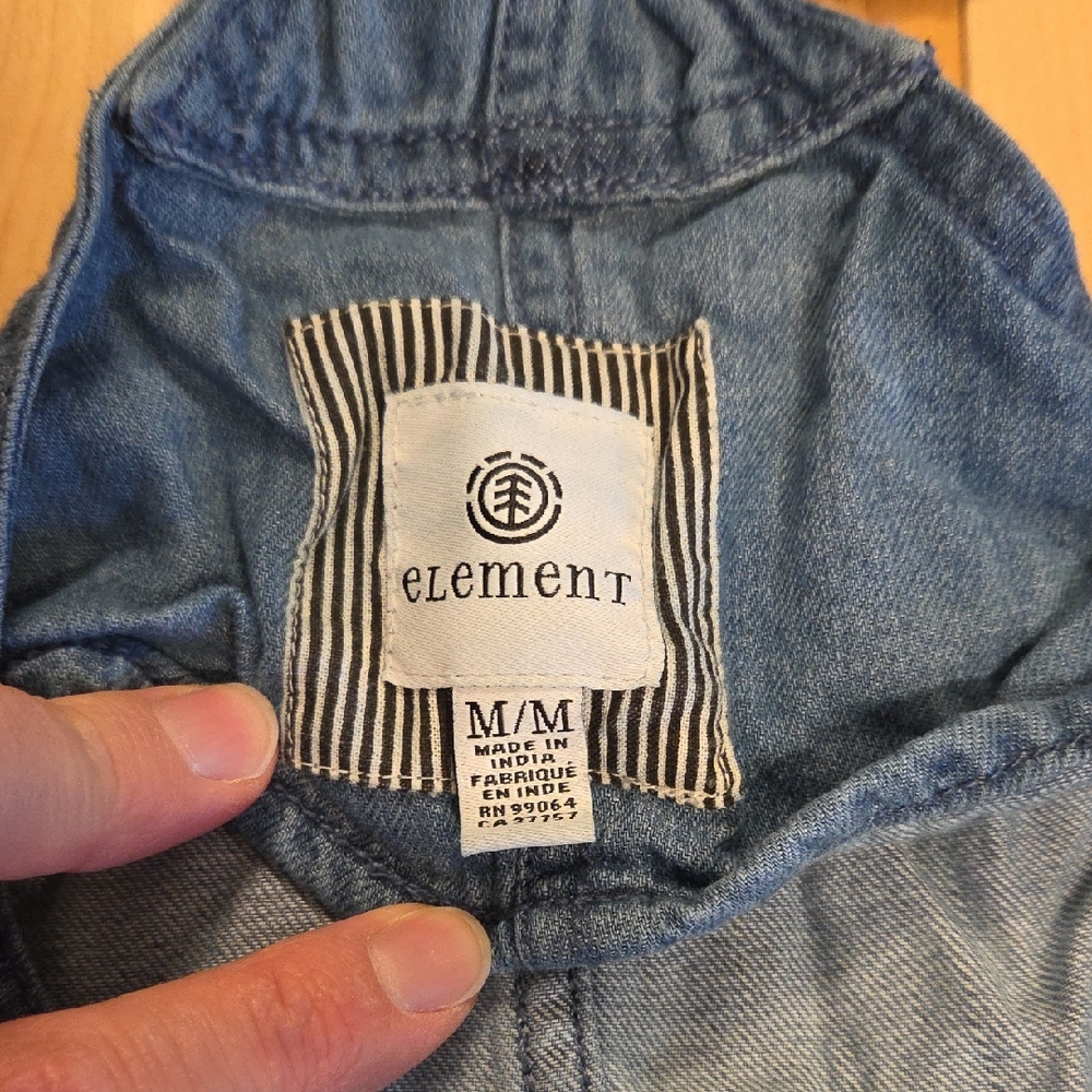Element Blue Denim Apparel